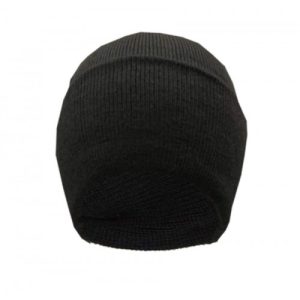 Plain Black Ski Hat