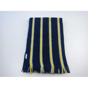 Navy Blue and Yellow Scarf
