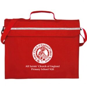 All Saint's  Expandable Book Bag