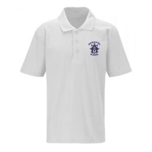 EMMANUEL White Poly-cotton Polo Shirt